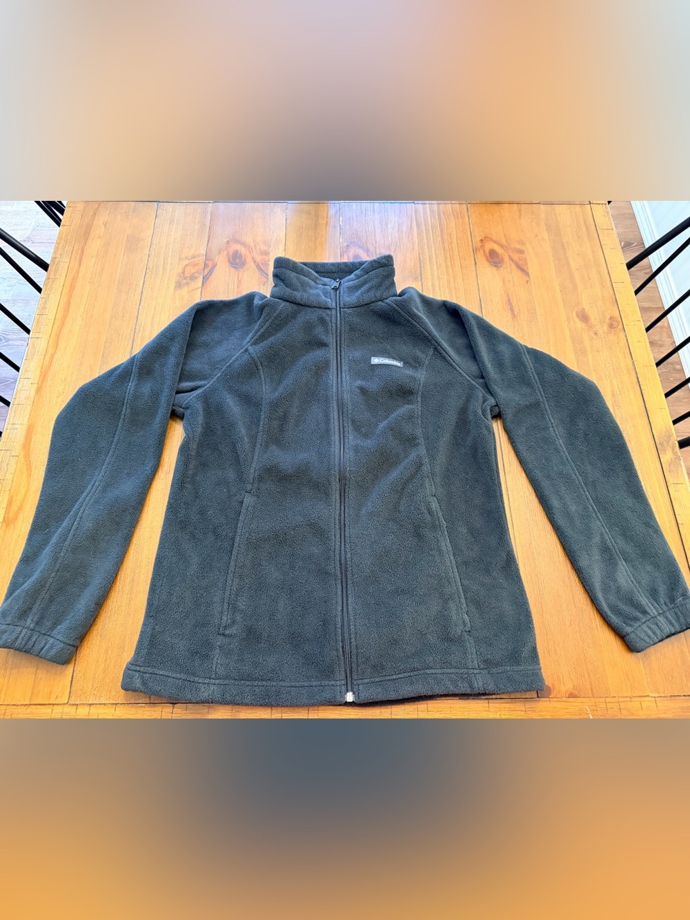 Women's Black Columbia Full-Zip Fleece Jacket